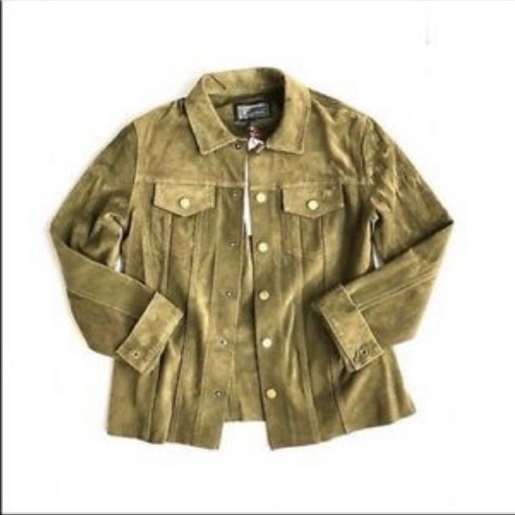NWT Current/Elliott Olive Suede Jacket XS - Picture 3 of 7